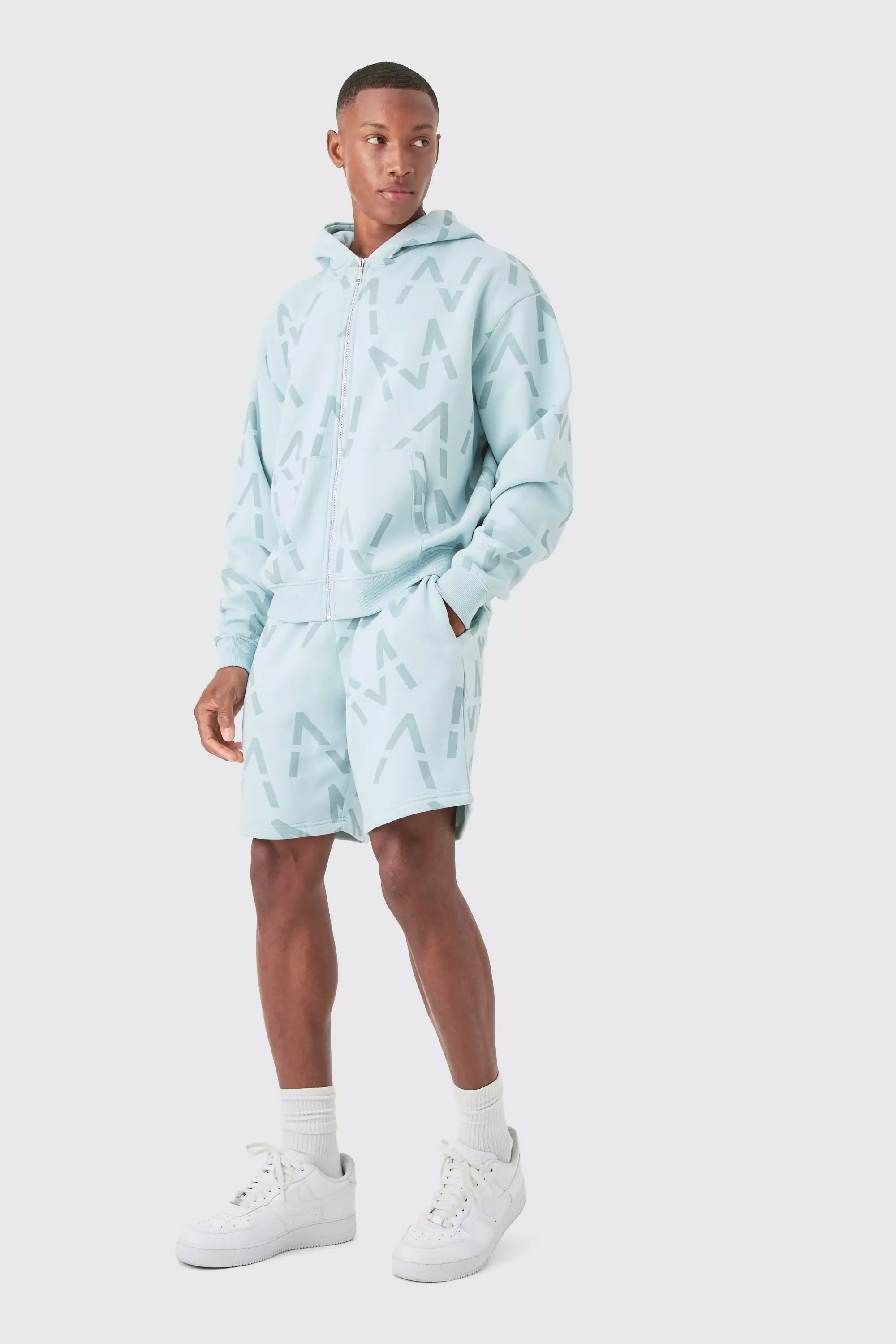 Hoodie and shorts tracksuit sale